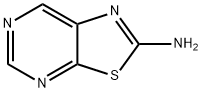 티아졸로[5,4-d]피리미딘-2-아민 구조식 이미지