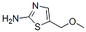 2-Thiazolamine,  5-(methoxymethyl)- Structure