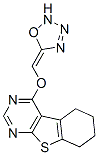 [1]Benzothieno[2,3-d]pyrimidine,  5,6,7,8-tetrahydro-4-(1,2,3,4-oxatriazol-5(2H)-ylidenemethoxy)- Structure