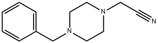 (4-BENZYLPIPERAZIN-1-YL)ACETONITRILE Structure