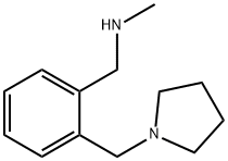 METHYL-(2-PYRROLIDIN-1-YLMETHYL-BENZYL)-AMINE Structure