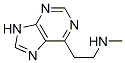 9H-Purine-6-ethanamine,  N-methyl- Structure