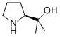 (S)-2-(1-HYDROXY-1-메틸레틸)피롤리딘, 구조식 이미지