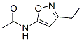 Acetamide, N-(3-ethyl-5-isoxazolyl)- (9CI) Structure