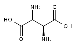 DL-2,3-diaminosuccinic acid 구조식 이미지