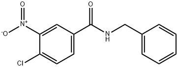 N-benzyl-4-chloro-3-nitrobenzamide 구조식 이미지