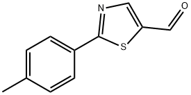 2-m-tolylthiazole-5-carbaldehyde Structure