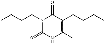 3,5-Dibutyl-6-methyluracil Structure