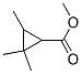 Cyclopropanecarboxylic acid, 2,2,3-trimethyl-, methyl ester (7CI,9CI) Structure