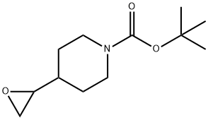 4-(2-Oxiranyl)-1-piperidinecarboxylic acid 1,1-dimethylethyl<br>ester Structure