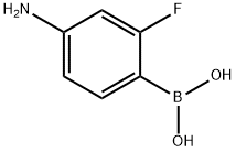 (4-AMINO-2-FLUOROPHENYL)BORONIC ACID Structure