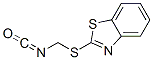 벤조티아졸,2-[(이소시아네이토메틸)티오]-(9CI) 구조식 이미지