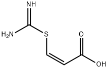 (Z)-3-[(AMINOIMINOMETHYL)THIO]PROP-2-ENOIC ACID SULFATE Structure