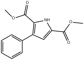 Dimethyl-3-phenylpyrrole-2,5-dicarboxylate Structure