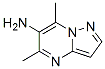 피라졸로[1,5-a]피리미딘,6-아미노-5,7-디메틸-(7CI) 구조식 이미지