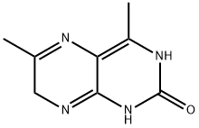 2-프테리디놀,7,8-디하이드로-4,6-디메틸-(7CI) 구조식 이미지