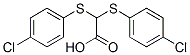 2,2-비스[(4-클로로페닐)술파닐]아세트산 구조식 이미지