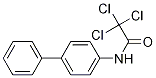 AcetaMide, N-[1,1'-biphenyl]-4-yl-2,2,2-trichloro- 구조식 이미지