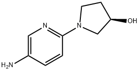 1-(5-AMINO-2-PYRIDINYL)-3-(R)-PYRROLIDINOL 구조식 이미지