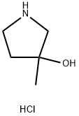 3-Methyl-3-Pyrrolidinol hydrochloride Structure