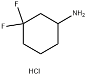 3,3-ДИФТОРОЦИКЛОГЕКСАНАМИНА ГИДРОХЛОРИД структурированное изображение