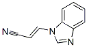 2-Propenenitrile,3-(1H-benzimidazol-1-yl)-,(E)-(9CI) 구조식 이미지