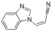 2-Propenenitrile,3-(1H-benzimidazol-1-yl)-,(Z)-(9CI) Structure