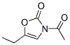 2(3H)-Oxazolone, 3-acetyl-5-ethyl- (9CI) Structure