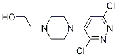 2-(4-(3,6-dichloropyridazin-4-yl)piperazin-1-yl)ethanol Structure