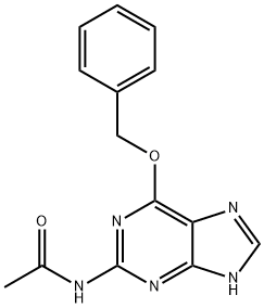 N2-acetamido-6-benzyloxypurine  Structure