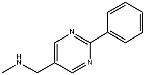 N-METHYL-(2-PHENYLPYRIMIDIN-5-YL)METHYLAMINE Structure