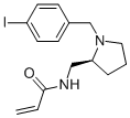 N-(((S)-1-(4-IODOBENZYL)PYRROLIDIN-2-YL)METHYL)ACRYLAMIDE 구조식 이미지