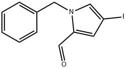 1-BENZYL-4-IODO-1H-PYRROLE-2-CARBALDEHYDE Structure