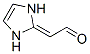 아세트알데히드,2-(1,3-디히드로-2H-이미다졸-2-일리덴)- 구조식 이미지