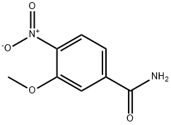 3-Methoxy-4-nitrobenzamide 구조식 이미지