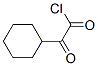 Cyclohexaneacetyl  chloride,  -alpha--oxo- Structure