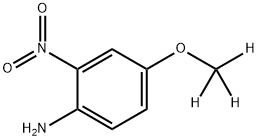 4-메톡시-2-니트로아닐린-d3 구조식 이미지
