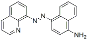 4-(8-Quinolylazo)-1-aminonaphthalene Structure
