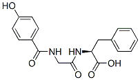 4-하이드록시벤조일글리실페닐알라닌 구조식 이미지