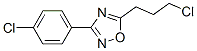 3-(4-CHLOROPHENYL)-5-(3-CHLOROPROPYL)-1,2,4-OXADIAZOLE 구조식 이미지