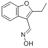 2-에틸-1-벤조푸란-3-카르발데히드옥심 구조식 이미지