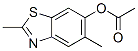 6-Benzothiazolol,2,5-dimethyl-,acetate(7CI) Structure