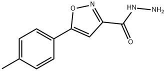 5-P-TOLYLISOXAZOLE-3-CARBOHYDRAZIDE 구조식 이미지