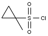 1-메틸사이클로프로판-1-설포닐클로라이드 구조식 이미지