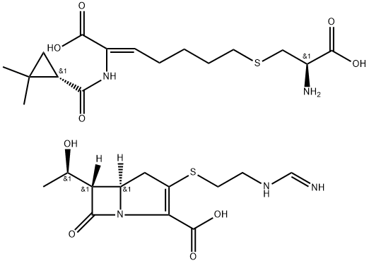 Imipenem-Cilastatin sodium hydrate 구조식 이미지