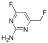 2-Pyrimidinamine, 4-fluoro-6-(fluoromethyl)- (9CI) Structure