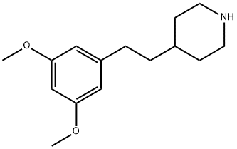 Piperidine, 4-[2-(3,5-dimethoxyphenyl)ethyl]- Structure
