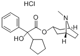 tropine phenylcyclopentylglycolate Structure