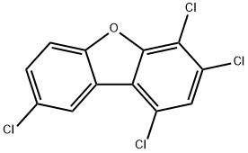디벤조푸란,1,3,4,8-테트라클로로- 구조식 이미지