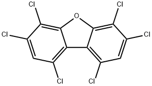 1,3,4,6,7,9-HEXACHLORODIBENZOFURAN Structure